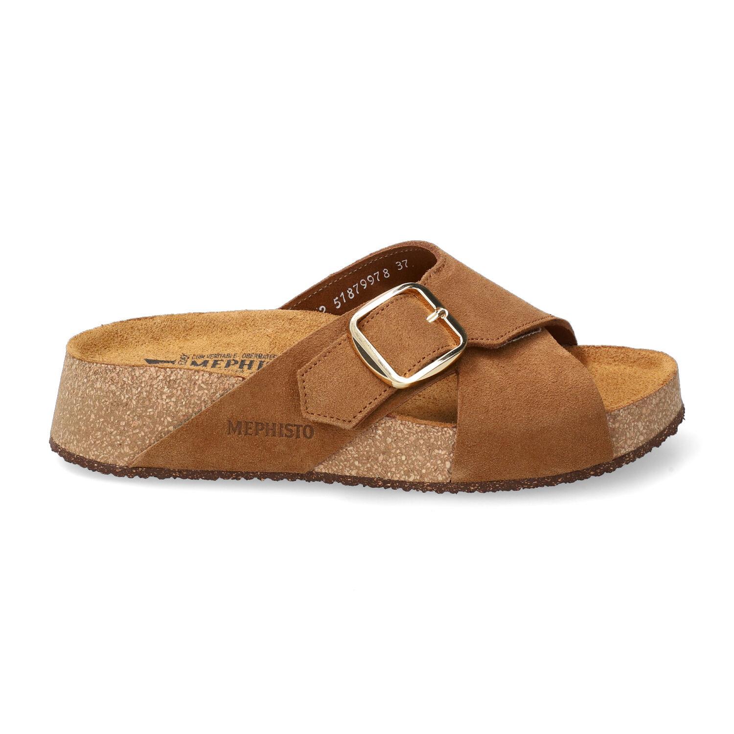 mules femme modèle Berrie Marron tobacco - Mephisto